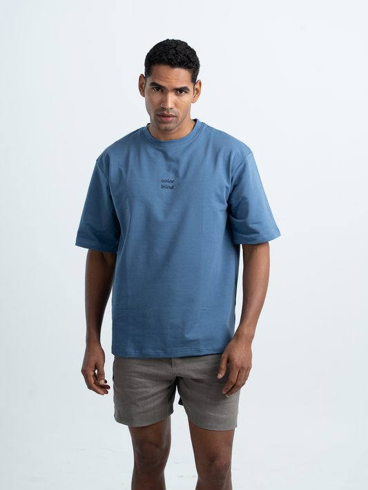 TRUE BLUE OVERSIZED TSHIRT