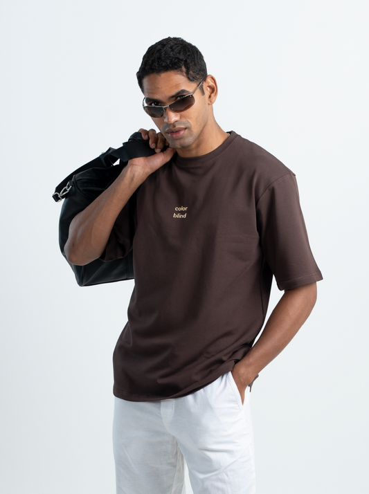 MUDDY BROWN OVERSIZED TSHIRT