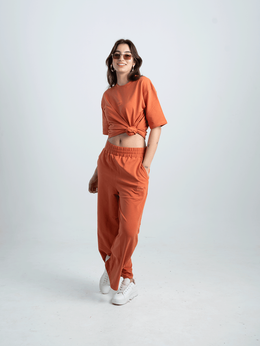 RUSTY ORANGE WOMEN'S CO ORD SET