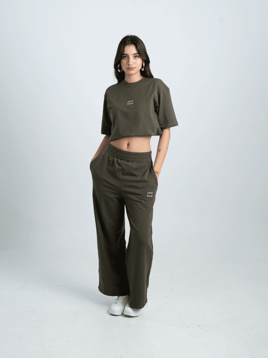 MIDNIGHT GREEN WOMEN'S CO ORD SET